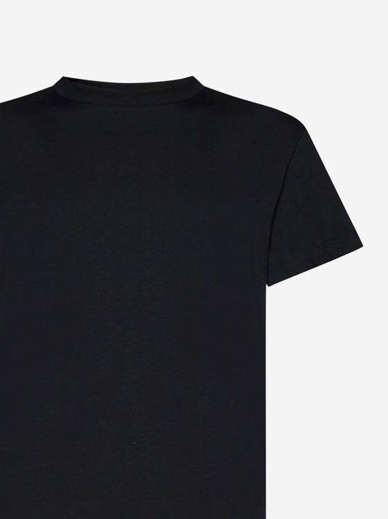 Shop Jil Sander Black Organic Cotton Three-pack T-shirt Set