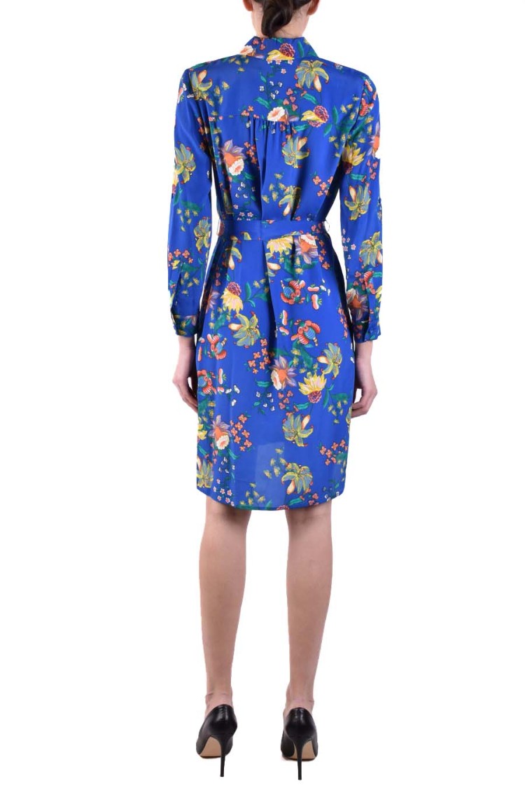 Diane Von Furstenberg Multicolor Viscose Blend Shirt In Blue