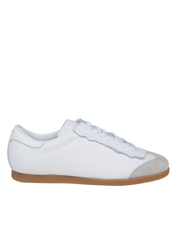 Shop Maison Margiela Sneakers In Leather Color White
