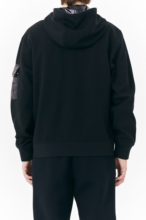 Shop Duvetica Oreto Hooded Sweatshirt In Black