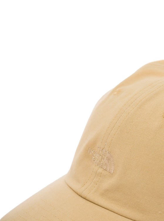 Shop The North Face Beige Baseball Cap With Tonal Logo Embroidery In Cotton In Neutrals