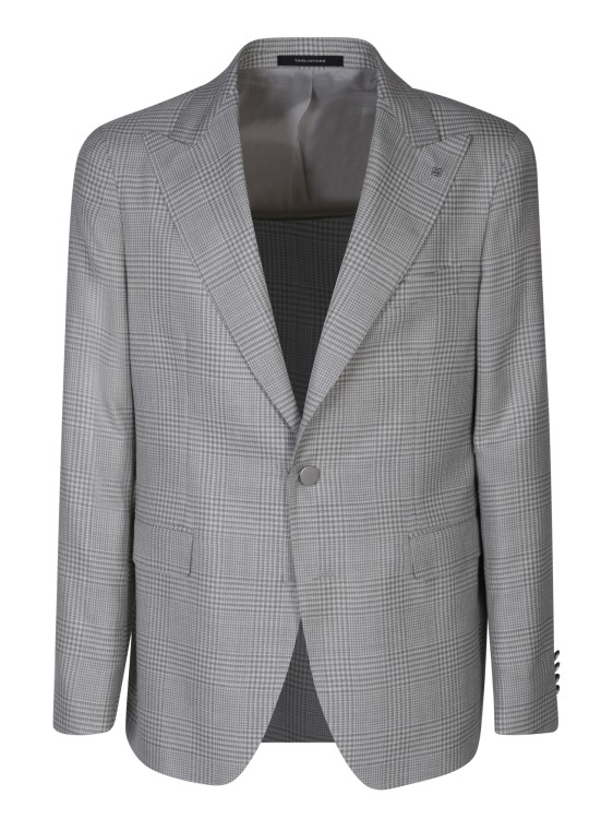 Tagliatore Wool-blend Jacket In Grey