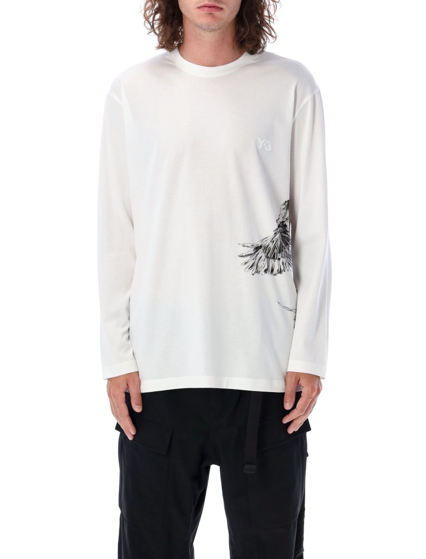 Shop Y-3 Jfx Over T-shirt In White