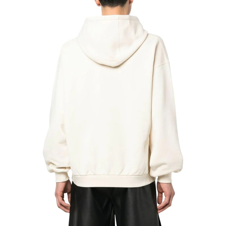 Shop Gucci Printed Hoodie Sweatshirt In White