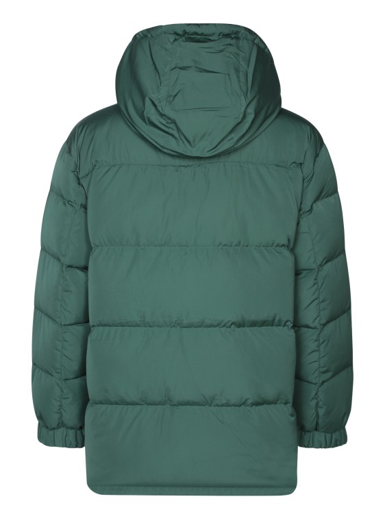Shop Maison Kitsuné Padded Puffer Jacket With Adjustable Hood In Grey