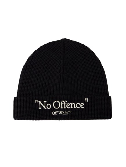 Off-white Wo No Offence Beanie - Wool - Black/white