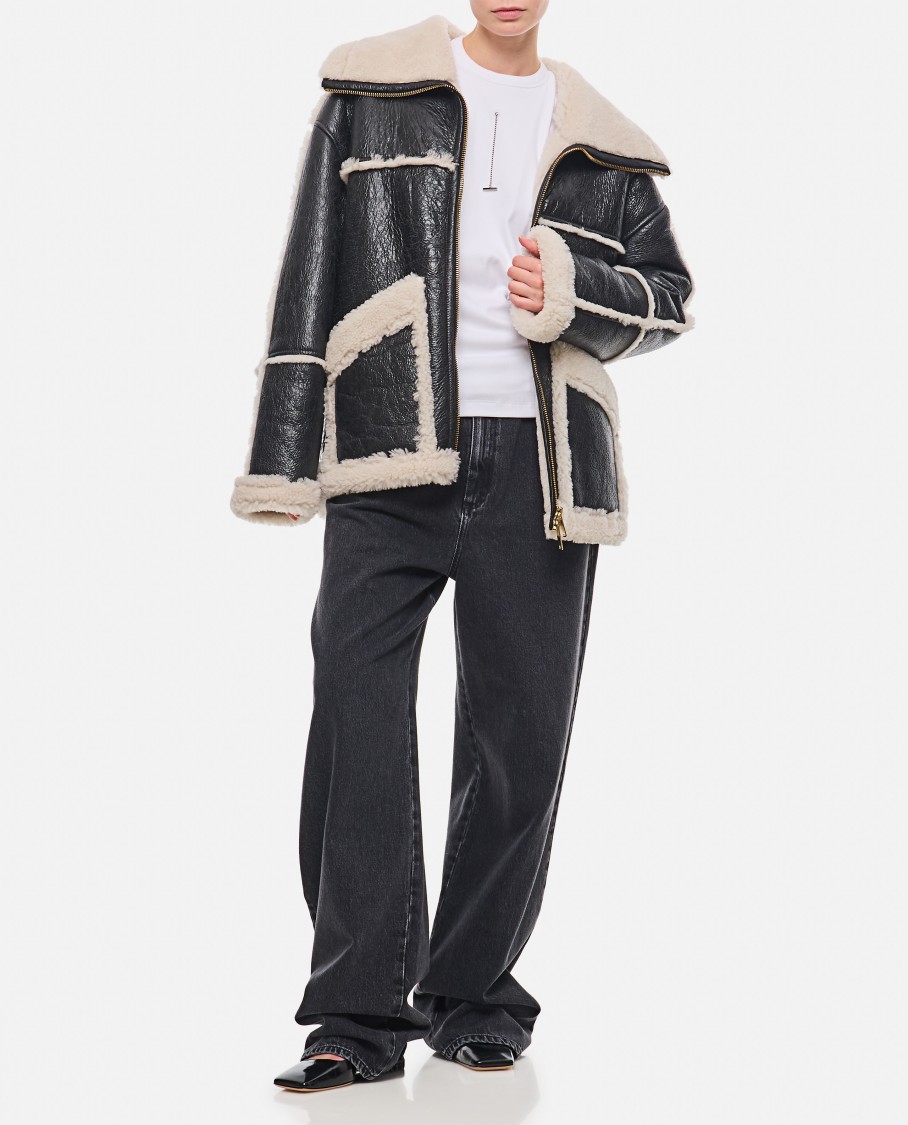 Halfboy Aviator Cami Jacket In Black