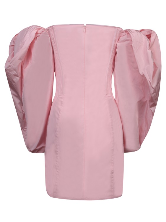 Shop Jacquemus Draped Mini Dress In Pink