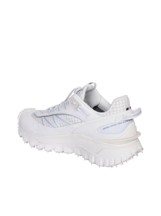 Shop Moncler White Multi-material Sneakers