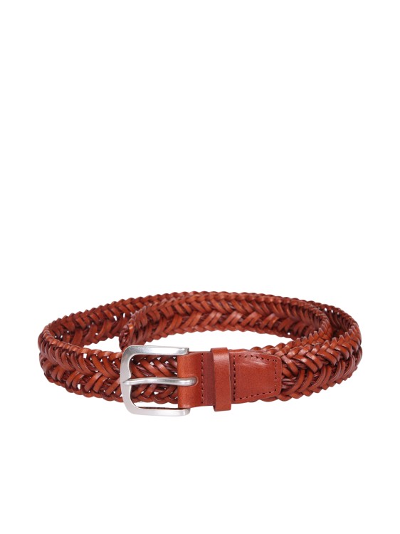 Shop Orciani Orange Leather Belts