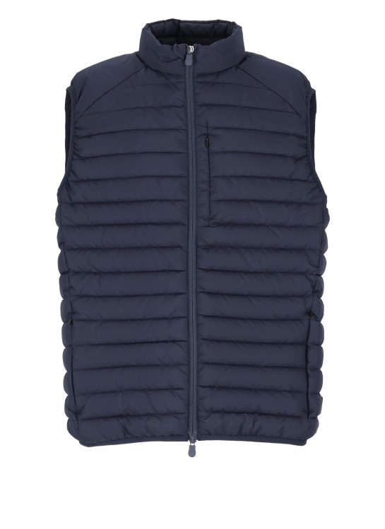 Shop Save The Duck Padded And Quilted Jacket In Blue