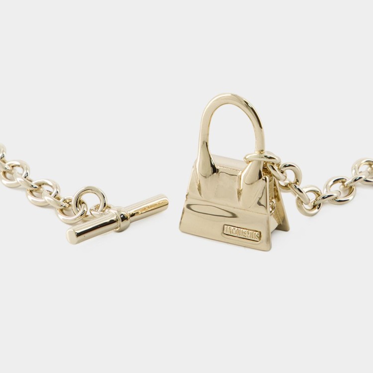 Jacquemus Chiquito Barre Halsband - - Metall - Vergoldet In Not Applicable