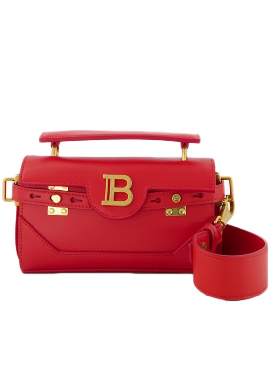 【送料&関税込】Balmain B-buzz Hobo Leather Shoulder Bag Red Balmain Red Color B-buzz Hobo Leather Shoulder Bag | ModeSens