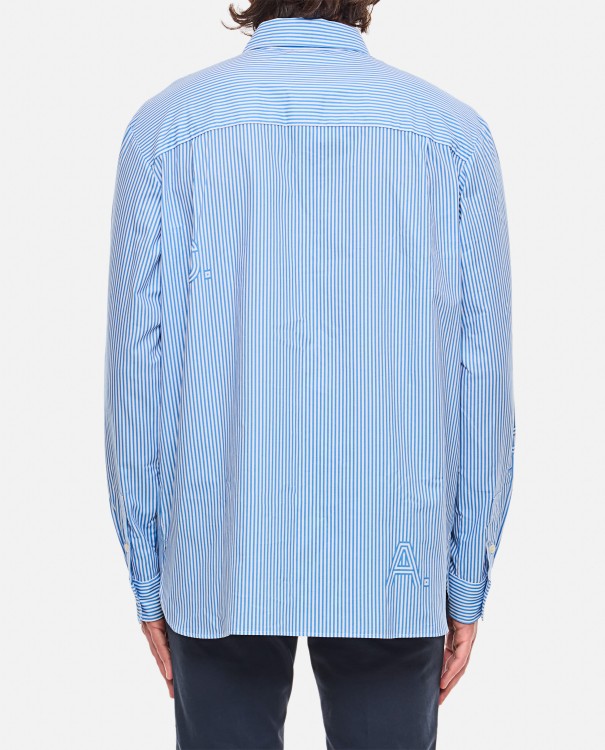 Shop Apc Malo Cotton Shirt In Blue