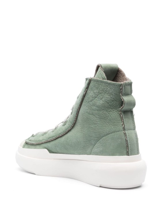 Shop Y-3 Green Nizza Sneakers
