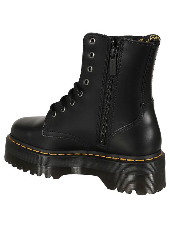 Shop Dr. Martens' Black Leather Platform Boots