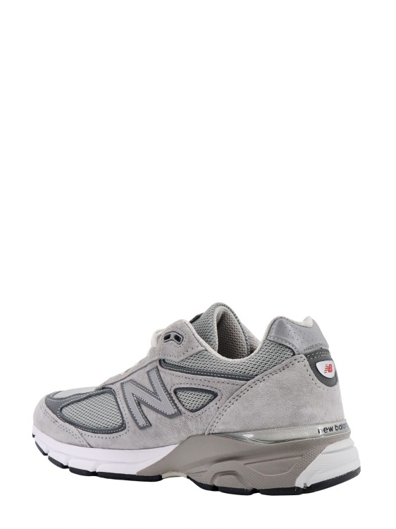 Shop New Balance Suede And Mesh Sneakers In Grey