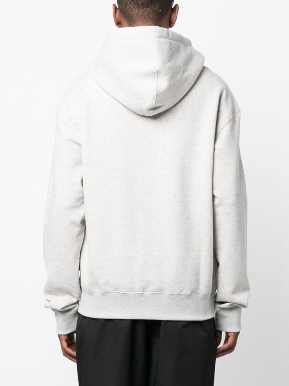 Shop Jil Sander Logo-print Cotton Hoodie In White