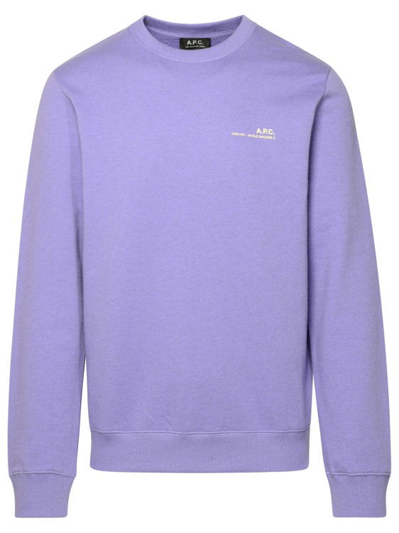 A.p.c. Purple Item Sweatshirt