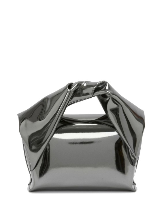 Shop Jw Anderson Twister Bag (s) Silver