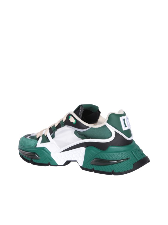 Shop Dolce & Gabbana Leather Sneakers In Green