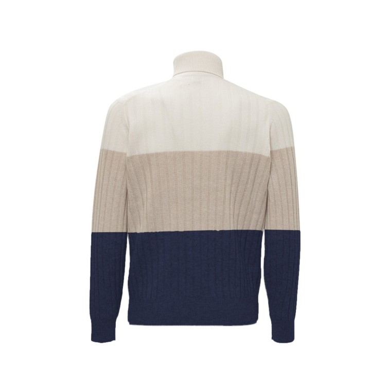Shop Brunello Cucinelli Wool And Cashmere Sweater In Multicolor