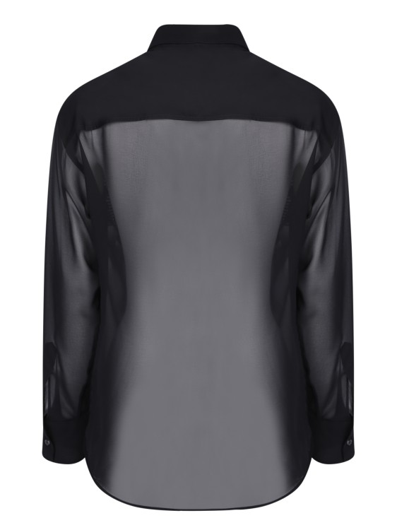 Shop Dsquared2 Semi-sheer Shirt In Grey