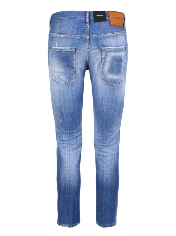Shop Dsquared2 Light Blue Skater Jeans In Neutrals