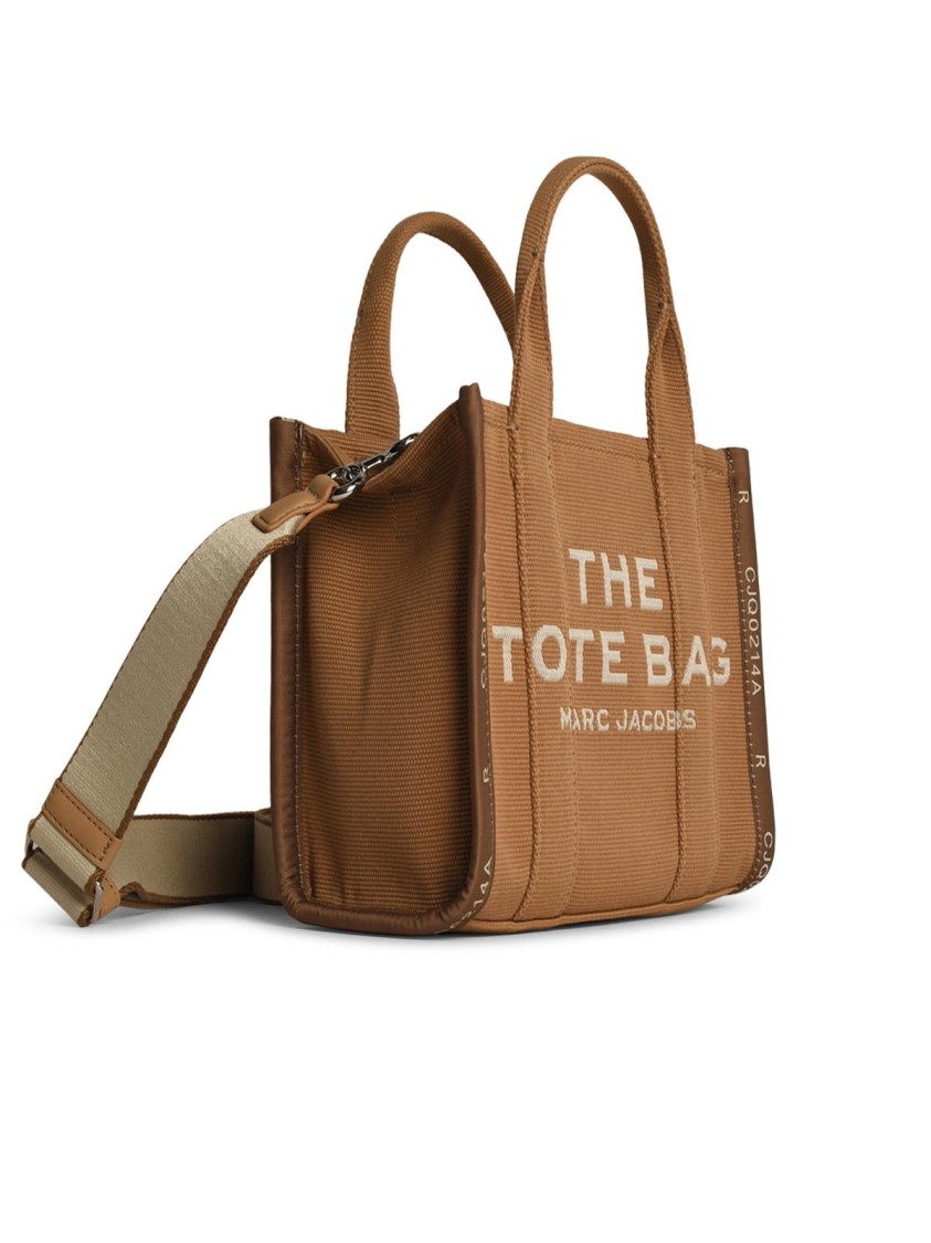 Marc Jacobs (the) Marc Jacobs () ' Small Tote' Brown Cotton Bag In Brown