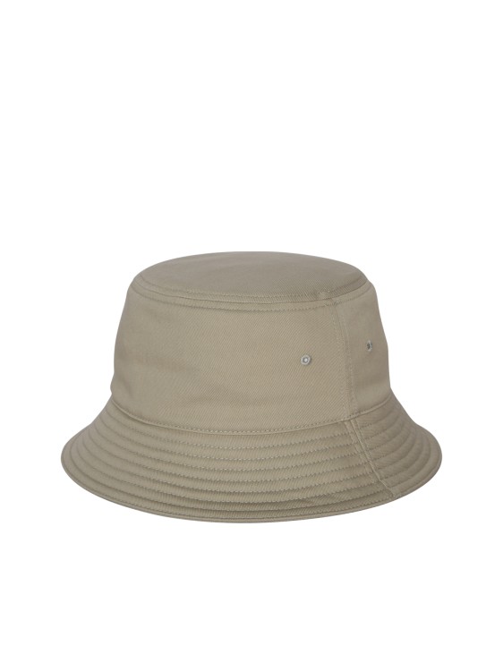 Shop Burberry Cotton Hat In Green