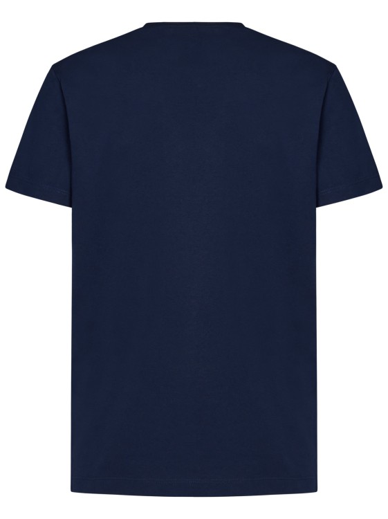 Shop Dsquared2 Blue Cotton Jersey T-shirt