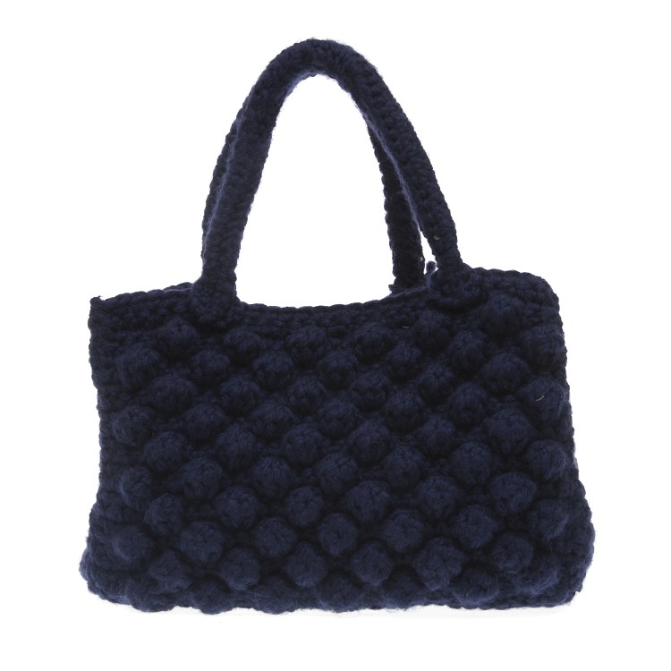Chica Blue Wool Shopping Crochet