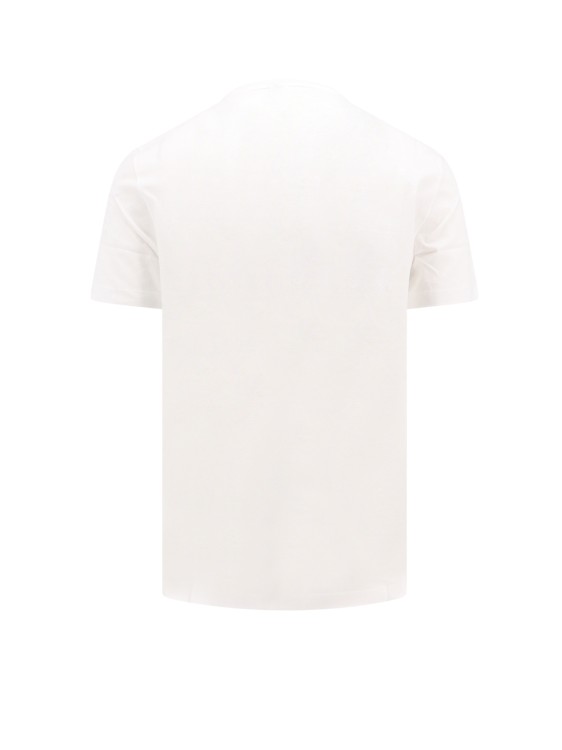 Shop Versace Compact Cotton T-shirt In Neutrals