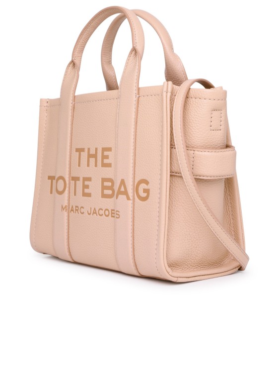 Shop Marc Jacobs (the) Rose Leather Midi Tote Bag In Pink