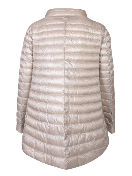 Shop Herno A-shape Down Jacket In Neutrals
