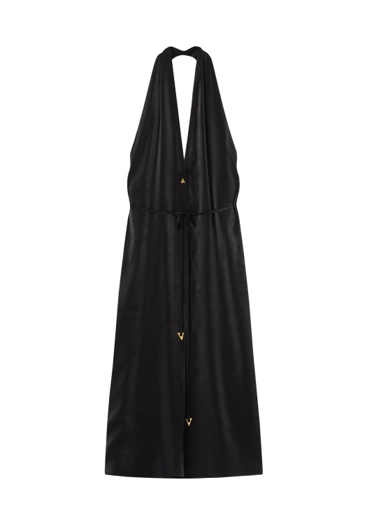Shop Aeron Seraphine - Halter Dress In Black