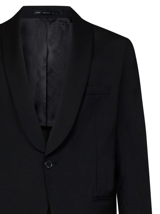 Shop Low Brand Jet Black Wool Evening Suit