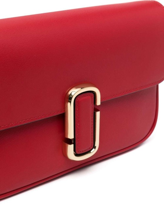 Marc Jacobs The J Red Leather Crossbody Bag In Red