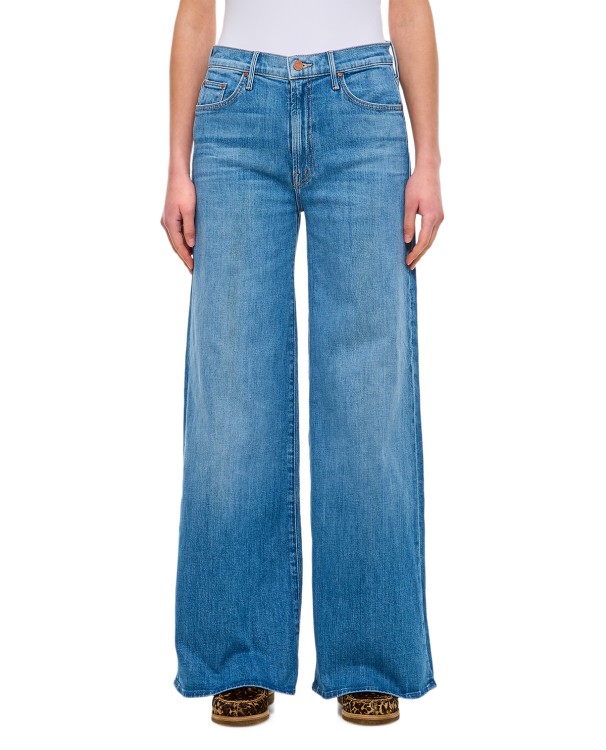 Mother The Undercover Denim Pants In Sky Blue