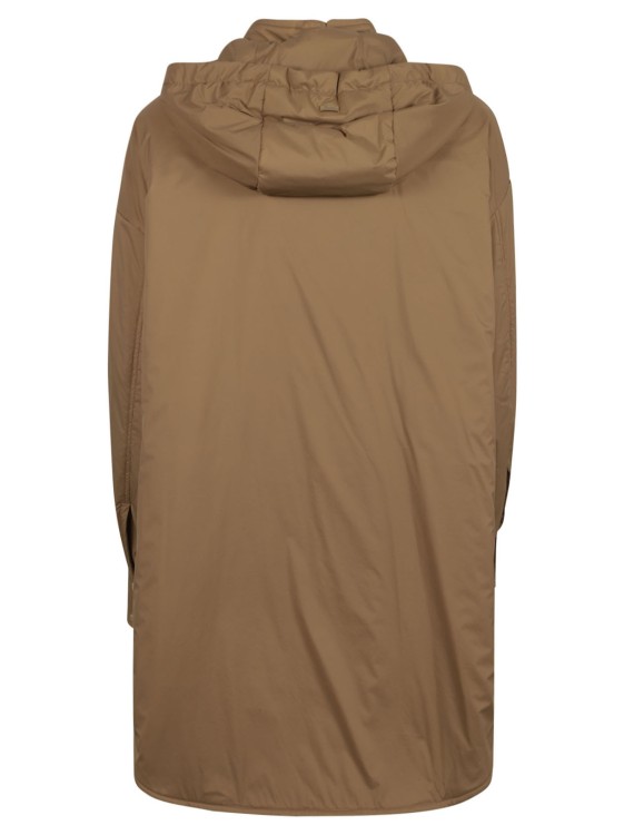 Herno Light Brown Hooded Jacket In Brown