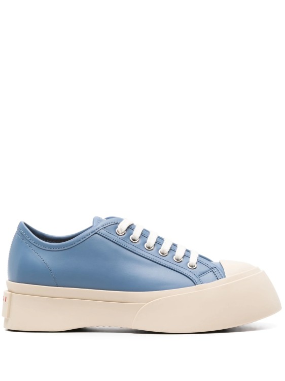 Shop Marni Blue Pablo Sneakers
