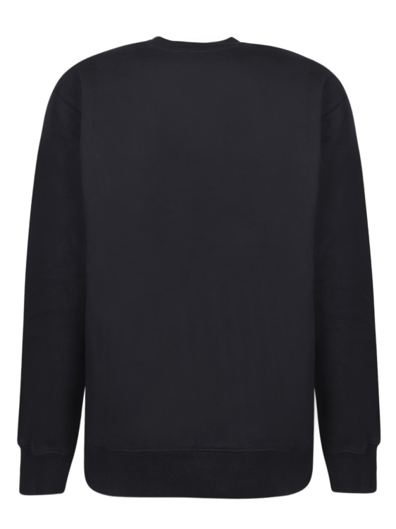 Shop Jacquemus Cotton Sweatshirt In Black