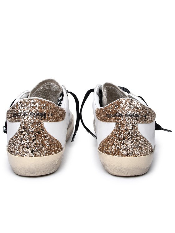 Golden Goose Leather Super-star Sneakers In White