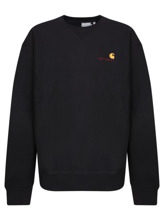 Shop Carhartt Crew Neck Black Sweatshirt
