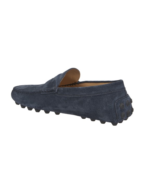 Tod's Blue Rubber Loafers In Neutrals