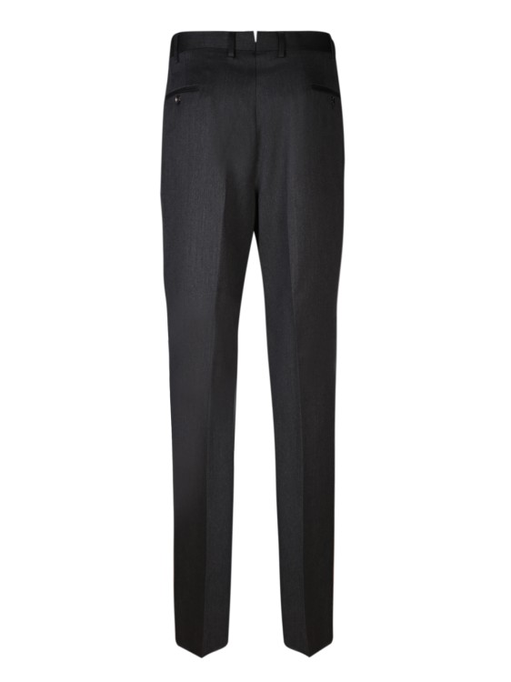 Shop Dell'oglio Jaspe Wool Pants In Black