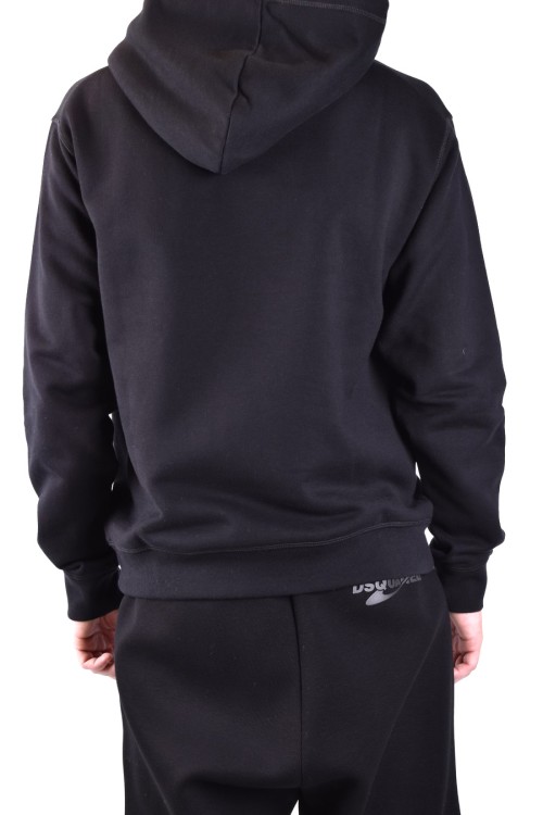Shop Dsquared2 Black Hooded Sweatshirts
