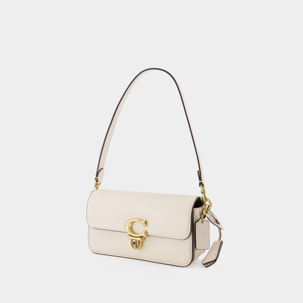 Shop Coach Studio Bag - Cream - Leather In Neutrals