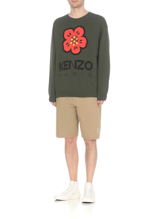 Shop Kenzo Boke Flower Sweater In Black
