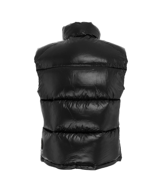 Shop Save The Duck Vest "luck" In Eco Down In Black